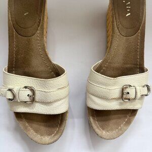 Vintage Prada Wedge Sandals | Early 1990s | Made in Italy